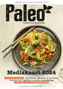 Afbeelding met de voorkant van de mediabrochure 2024 Paleo