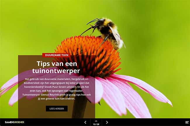Digital magazine Greenchoice voorbeeldpagina