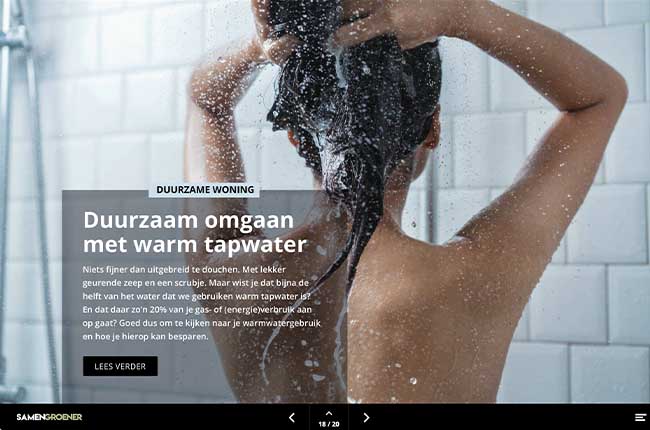 Digital magazine Greenchoice voorbeeldpagina