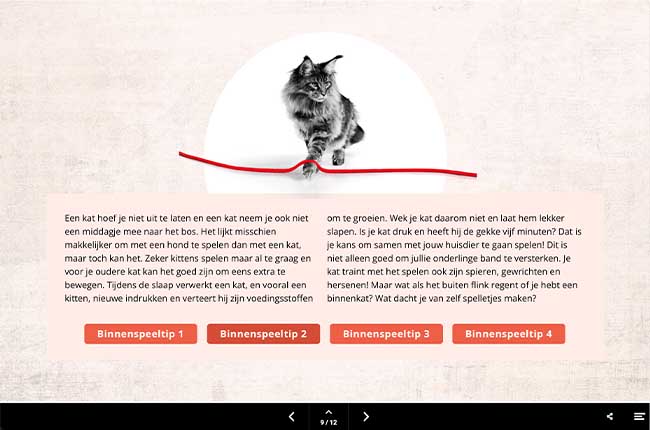 Digital magazine Royal Canin voorbeeldpagina